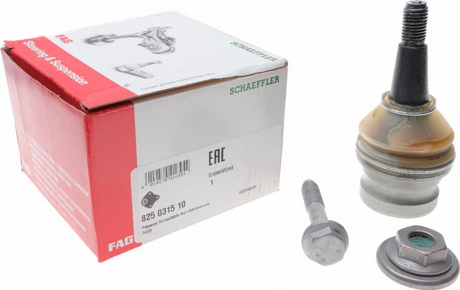 FAG 825 0315 10 - Rotule de suspension droxauto.com
