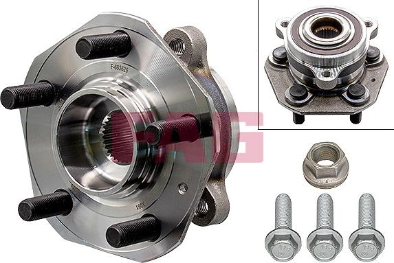 FAG 713 6980 20 - Kit de roulements de roue droxauto.com