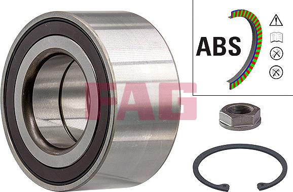 FAG 713 6506 90 - Kit de roulements de roue droxauto.com