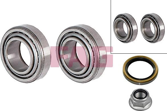 FAG 713 6195 20 - Kit de roulements de roue droxauto.com