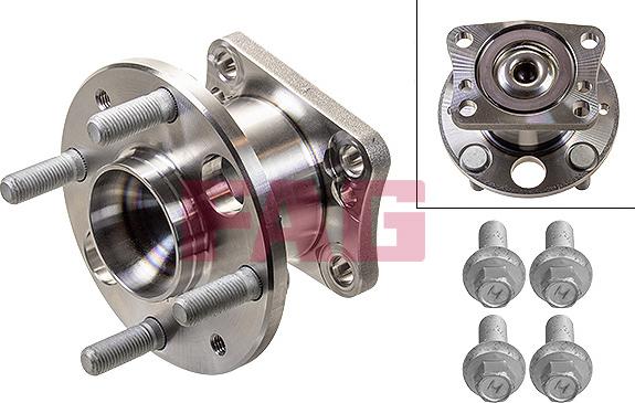 FAG 713 6158 50 - Kit de roulements de roue droxauto.com