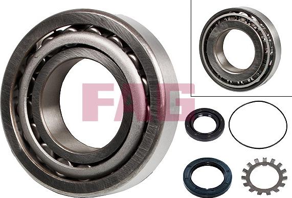 FAG 713 6157 00 - Kit de roulements de roue droxauto.com