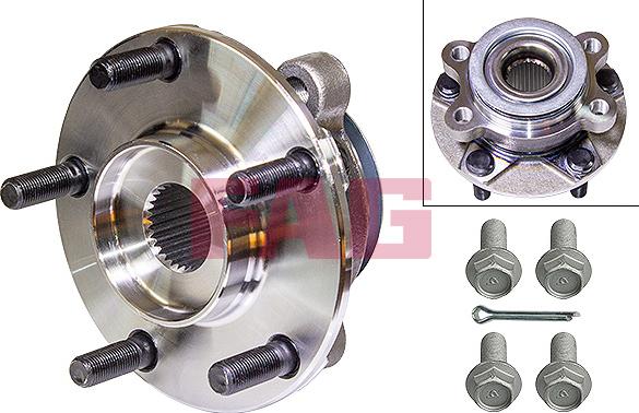 FAG 713 6139 10 - Kit de roulements de roue droxauto.com