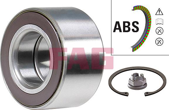 FAG 713 6312 00 - Kit de roulements de roue droxauto.com