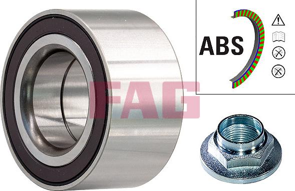 FAG 713 6269 80 - Kit de roulements de roue droxauto.com