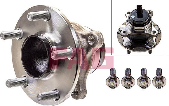 FAG 713 6215 60 - Kit de roulements de roue droxauto.com