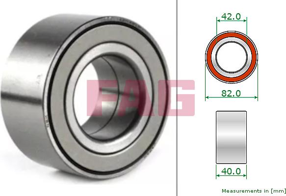 FAG 713 1939 10 - Roulement de roue droxauto.com