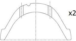 FAI AutoParts BT3013-STD - Rondelle d'écartement, vilebrequin droxauto.com