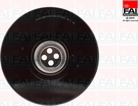 FAI AutoParts FVD1092 - Poulie, vilebrequin droxauto.com
