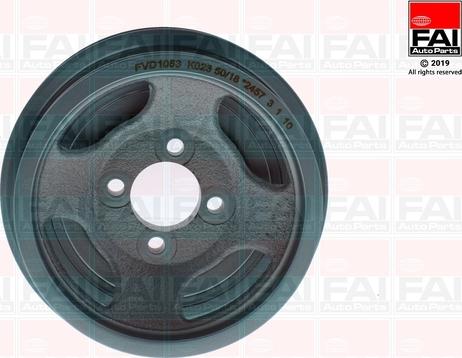 FAI AutoParts FVD1053 - Poulie, vilebrequin droxauto.com