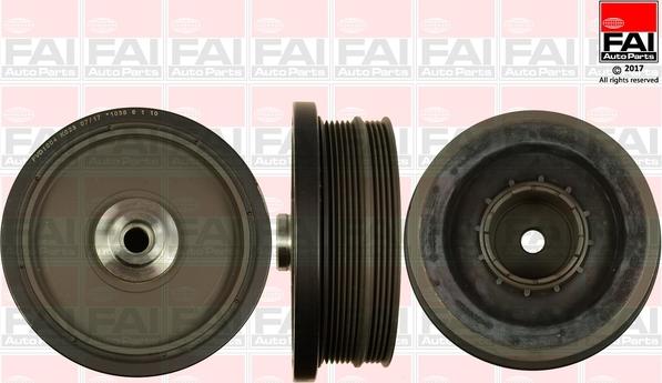 FAI AutoParts FVD1004 - Poulie, vilebrequin droxauto.com
