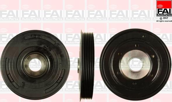 FAI AutoParts FVD1006 - Poulie, vilebrequin droxauto.com