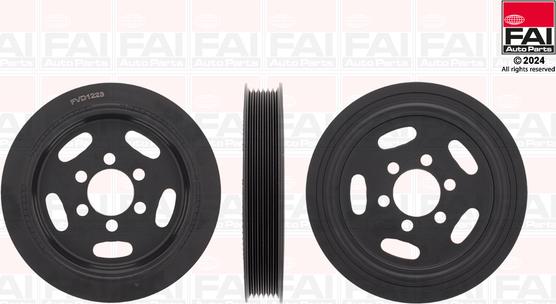 FAI AutoParts FVD1223 - Poulie, vilebrequin droxauto.com