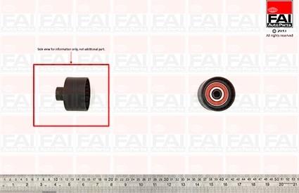 FAI AutoParts T9322 - Poulie renvoi / transmission, courroie de distribution droxauto.com