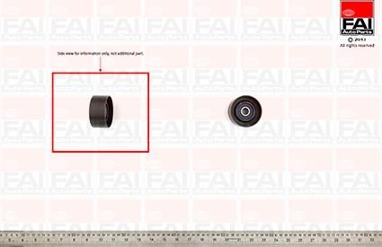 FAI AutoParts T9255 - Poulie renvoi / transmission, courroie de distribution droxauto.com