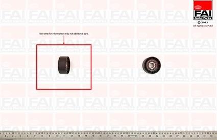FAI AutoParts T1017 - Poulie renvoi / transmission, courroie trapézoïdale à nervures droxauto.com