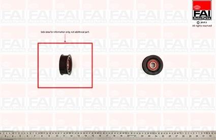 FAI AutoParts T1032 - Poulie renvoi / transmission, courroie trapézoïdale à nervures droxauto.com