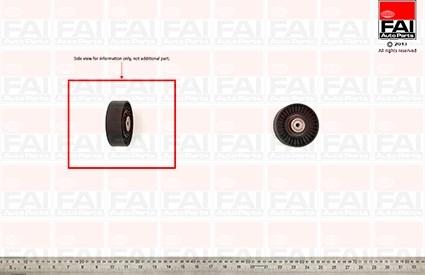 FAI AutoParts T1027 - Poulie renvoi / transmission, courroie trapézoïdale à nervures droxauto.com