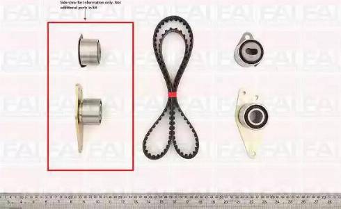 FAI AutoParts TBK43 - Kit de distribution droxauto.com