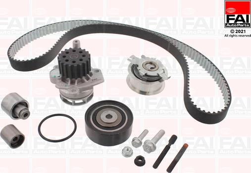 FAI AutoParts TBK539-6513 - Pompe à eau + kit de courroie de distribution droxauto.com