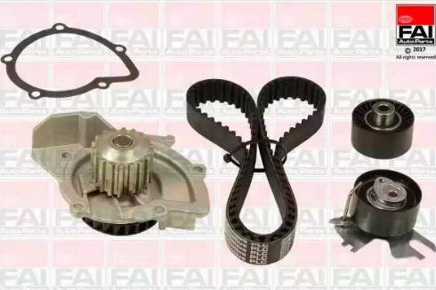 FAI AutoParts TBK537-6595 - Pompe à eau + kit de courroie de distribution droxauto.com
