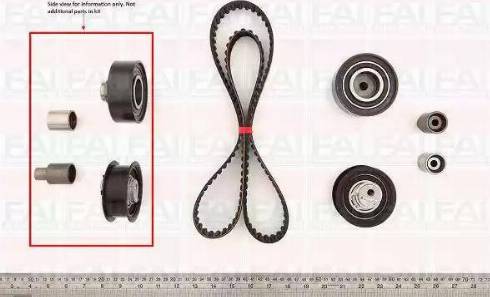 FAI AutoParts TBK146 - Kit de distribution droxauto.com