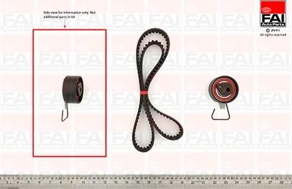 FAI AutoParts TBK155 - Kit de distribution droxauto.com