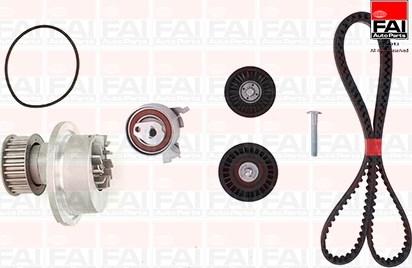 FAI AutoParts TBK156-3084 - Pompe à eau + kit de courroie de distribution droxauto.com