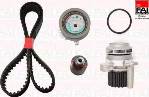 FAI AutoParts TBK345-6438 - Pompe à eau + kit de courroie de distribution droxauto.com
