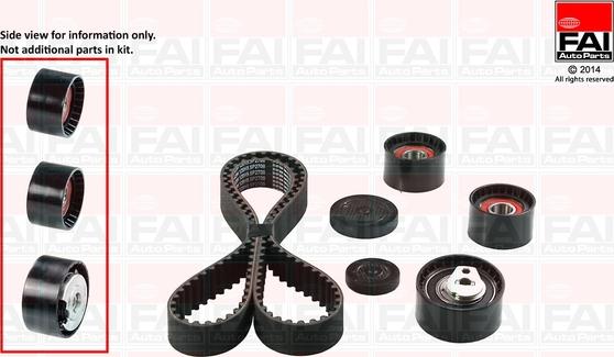 FAI AutoParts TBK354 - Kit de distribution droxauto.com