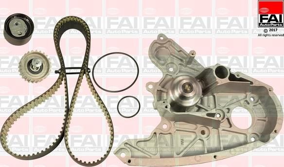 FAI AutoParts TBK382-6501 - Pompe à eau + kit de courroie de distribution droxauto.com