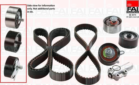FAI AutoParts TBK338 - Kit de distribution droxauto.com