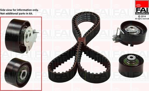 FAI AutoParts TBK252 - Kit de distribution droxauto.com