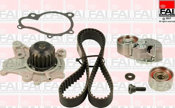 FAI AutoParts TBK225-6528 - Pompe à eau + kit de courroie de distribution droxauto.com