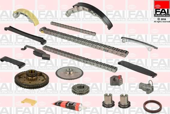 FAI AutoParts TCK41CRD - Kit de distribution par chaîne droxauto.com