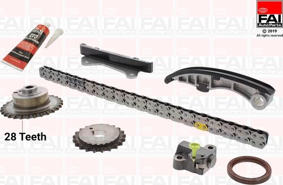 FAI AutoParts TCK43L - Kit de distribution par chaîne droxauto.com