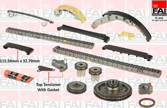 FAI AutoParts TCK42-06 - Kit de distribution par chaîne droxauto.com
