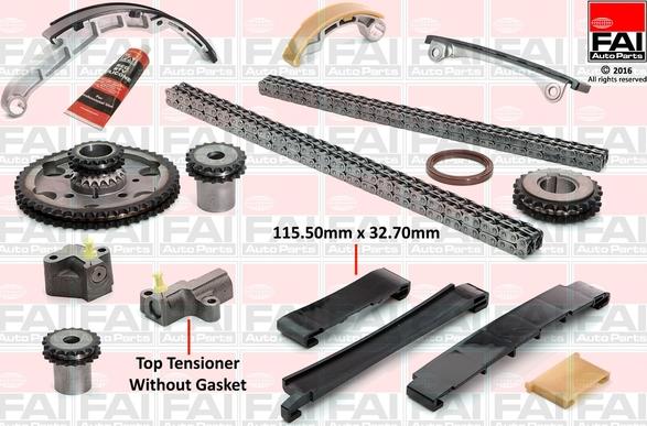 FAI AutoParts TCK42 - Kit de distribution par chaîne droxauto.com