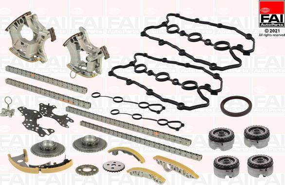 FAI AutoParts TCK247VVT - Kit de distribution par chaîne droxauto.com