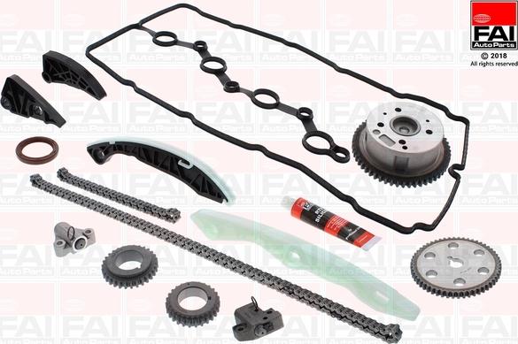 FAI AutoParts TCK254VVT - Kit de distribution par chaîne droxauto.com