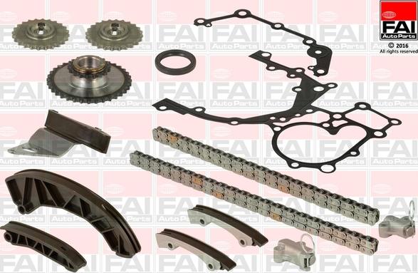 FAI AutoParts TCK258 - Kit de distribution par chaîne droxauto.com