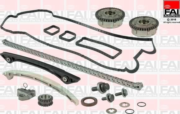 FAI AutoParts TCK288LVVT - Kit de distribution par chaîne droxauto.com