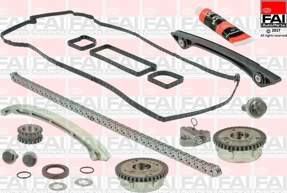FAI AutoParts TCK288VVT - Kit de distribution par chaîne droxauto.com