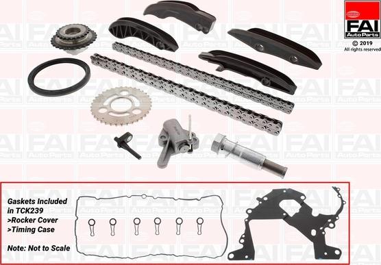 FAI AutoParts TCK239 - Kit de distribution par chaîne droxauto.com