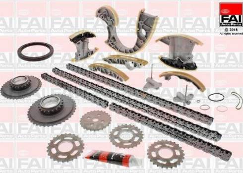 FAI AutoParts TCK233 - Kit de distribution par chaîne droxauto.com