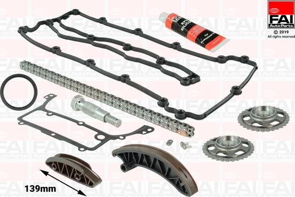 FAI AutoParts TCK227 - Kit de distribution par chaîne droxauto.com
