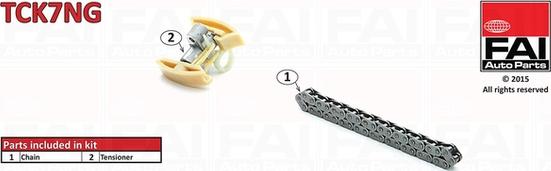 FAI AutoParts TCK7NG - Kit de distribution par chaîne droxauto.com
