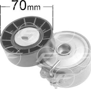 FARE 4341 - Tendeur de courroie, courroie trapézoïdale à nervures droxauto.com