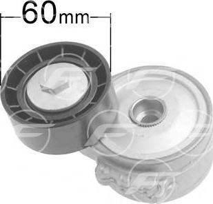 FARE 4344 - Tendeur de courroie, courroie trapézoïdale à nervures droxauto.com