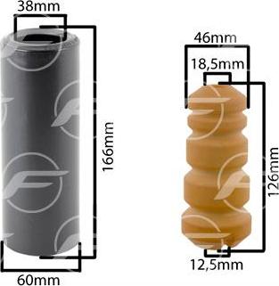 FARE 15743 - Kit de protection contre la poussière, amortisseur droxauto.com